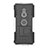 Sony Xperia XZ3用ハイブリットバンパーケース スタンド プラスチック 兼シリコーン カバー ソニー ホワイト