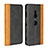 Sony Xperia XZ3用手帳型 レザーケース スタンド カバー L01 ソニー ブラック