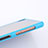 Sony Xperia Z3用ハイブリットバンパーケース クリア透明 プラスチック ソニー ブルー