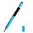 高感度タッチペン 超極細アクティブスタイラスペンタッチパネル P11 ブルー