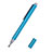高感度タッチペン 超極細アクティブスタイラスペンタッチパネル P12 ブルー