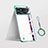 Vivo iQOO 9 5G用ハードカバー クリスタル クリア透明 H02 Vivo グリーン