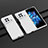 Vivo X Fold2 5G用ハードケース プラスチック 質感もマット カバー P01 Vivo ホワイト