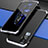 Vivo X50 5G用ケース 高級感 手触り良い アルミメタル 製の金属製 カバー Vivo シルバー・ブラック