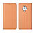 Vivo X50 Lite用手帳型 レザーケース スタンド カバー L07 Vivo オレンジ