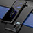 Vivo X50 Pro 5G用ケース 高級感 手触り良い アルミメタル 製の金属製 カバー Vivo ブラック
