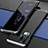 Vivo X51 5G用ケース 高級感 手触り良い アルミメタル 製の金属製 カバー Vivo シルバー・ブラック