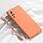 Vivo X51 5G用360度 フルカバー極薄ソフトケース シリコンケース 耐衝撃 全面保護 バンパー S03 Vivo オレンジ