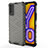 Vivo Y11s用360度 フルカバー ハイブリットバンパーケース クリア透明 プラスチック カバー AM2 Vivo ブラック