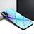 Vivo Y20s用ハイブリットバンパーケース プラスチック 鏡面 カバー Vivo ブルー