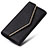 ハンドバッグ ポーチ 財布型ケース レザー ユニバーサル K03 ブラック
