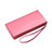 カイコハンドバッグ ポーチ 財布型ケース レザー ユニバーサル ピンク