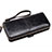 ハンドバッグ ポーチ 財布型ケース レザー ユニバーサル H02 ブラック