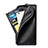 ハンドバッグ ポーチ 財布型ケース レザー ユニバーサル H05 ブラック