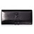 ハンドバッグ ポーチ 財布型ケース レザー ユニバーサル H14 ブラック