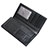 ハンドバッグ ポーチ 財布型ケース レザー ユニバーサル H16 ブラック