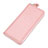 lichee パターンハンドバッグ ポーチ 財布型ケース レザー ユニバーサル ピンク