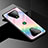 Xiaomi Black Shark 3用ハイブリットバンパーケース プラスチック 鏡面 虹 グラデーション 勾配色 カバー Xiaomi ピンク