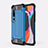 Xiaomi Mi 10用ハイブリットバンパーケース プラスチック 兼シリコーン カバー U01 Xiaomi ブルー