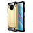 Xiaomi Mi 10T Lite 5G用ハイブリットバンパーケース プラスチック 兼シリコーン カバー R01 Xiaomi ゴールド