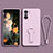 Xiaomi Mi 11X Pro 5G用極薄ソフトケース シリコンケース 耐衝撃 全面保護 スタンド バンパー Xiaomi ラベンダー