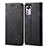 Xiaomi Mi 12 5G用手帳型 布 スタンド Xiaomi ブラック