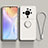 Xiaomi Mi 12 Ultra 5G用極薄ソフトケース シリコンケース 耐衝撃 全面保護 アンド指輪 マグネット式 バンパー Xiaomi ホワイト