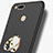 Xiaomi Mi 5X用ハードケース プラスチック 質感もマット アンド指輪 A02 Xiaomi ブラック