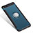 Xiaomi Mi 6用ハイブリットバンパーケース プラスチック アンド指輪 兼シリコーン カバー Xiaomi ブルー