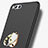 Xiaomi Mi 6用ハードケース プラスチック 質感もマット アンド指輪 A02 Xiaomi ブラック