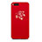 Xiaomi Mi 6用ハードケース プラスチック 花々 Xiaomi レッド