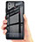 Xiaomi Mi 8 Screen Fingerprint Edition用シリコンケース ソフトタッチラバー 鏡面 Xiaomi ブラック