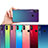 Xiaomi Mi 8 SE用ハイブリットバンパーケース プラスチック 鏡面 虹 グラデーション 勾配色 カバー Xiaomi 