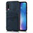 ネイビー Xiaomi Mi 9 Lite用ケース 高級感 手触り良いレザー柄 Xiaomi ネイビー