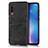 Xiaomi Mi 9 Pro 5G用ケース 高級感 手触り良いレザー柄 Xiaomi ブラック