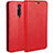 Xiaomi Mi 9T用手帳型 レザーケース スタンド カバー T01 Xiaomi レッド