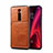 Xiaomi Mi 9T用ケース 高級感 手触り良いレザー柄 R01 Xiaomi オレンジ
