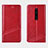Xiaomi Mi 9T用手帳型 レザーケース スタンド カバー T14 Xiaomi レッド