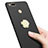 Xiaomi Mi A1用ハードケース プラスチック 質感もマット アンド指輪 A02 Xiaomi ブラック