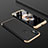 Xiaomi Mi A2用ハードケース プラスチック 質感もマット 前面と背面 360度 フルカバー Xiaomi ゴールド・ブラック