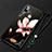 Xiaomi Mi A2 Lite用シリコンケース ソフトタッチラバー 花 カバー Xiaomi ブラック