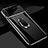 Xiaomi Mi A3用ハードケース プラスチック 質感もマット アンド指輪 マグネット式 P02 Xiaomi ブラック