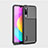 Xiaomi Mi A3用シリコンケース ソフトタッチラバー ツイル カバー S01 Xiaomi ブラック