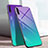 Xiaomi Mi A3用ハイブリットバンパーケース プラスチック 鏡面 虹 グラデーション 勾配色 カバー H01 Xiaomi 