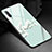 Xiaomi Mi A3用ハイブリットバンパーケース プラスチック 鏡面 花 カバー K01 Xiaomi 