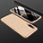 Xiaomi Mi A3 Lite用ハードケース プラスチック 質感もマット 前面と背面 360度 フルカバー M01 Xiaomi ゴールド