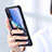 Xiaomi Mi A3 Lite用360度 フルカバーハイブリットバンパーケース クリア透明 プラスチック 鏡面 アンド指輪 マグネット式 Xiaomi 