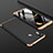 Xiaomi Mi Max 3用ハードケース プラスチック 質感もマット 前面と背面 360度 フルカバー Xiaomi ゴールド・ブラック
