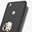 Xiaomi Mi Max用ハードケース プラスチック 質感もマット アンド指輪 A03 Xiaomi ブラック