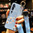 Xiaomi Mi Note 10用シリコンケース ソフトタッチラバー 花 カバー S03 Xiaomi ブルー